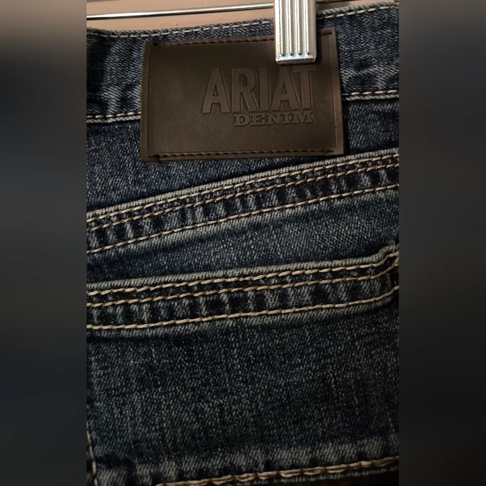 M7 Rocker Stretch Coltrane Stackable Straight Leg Jean - Picture 7 of 13